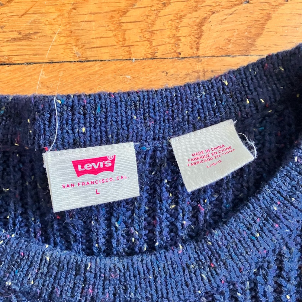 Levi's Navy Blue Sweater Women’s L